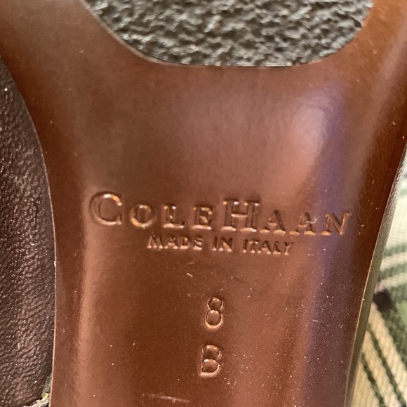 Cole Haan Nydia Sexy Stretch High Heel Tall Boot Brown Size: 8B - Picture 8 of 8